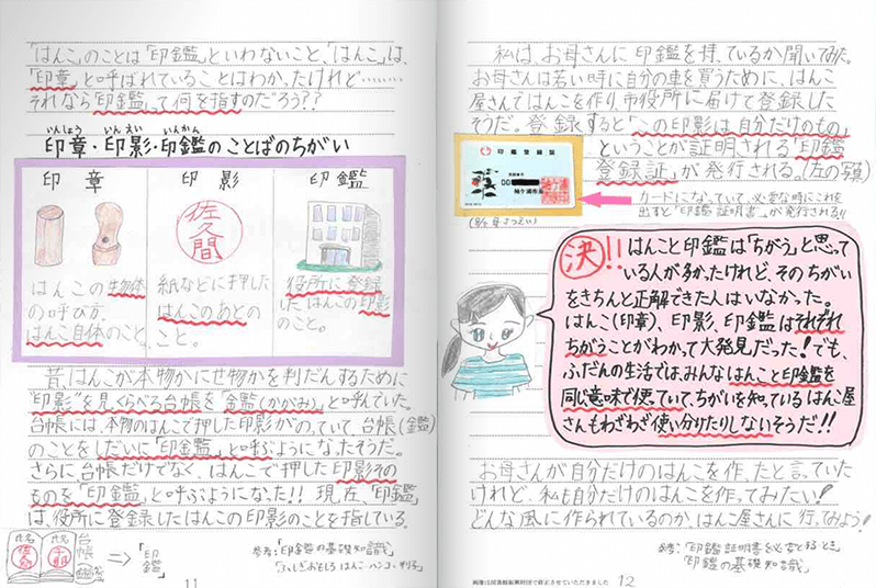 はんこ（印章）、印影、印鑑がそれぞれ違う意味だということをまとめたページ