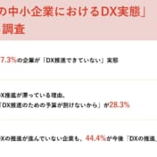 【東京版】DXの推進状況、57.3％の企業が「進んでいない」 DXに踏み出す最大の壁、 「予算割けず」が28.3%でトップに