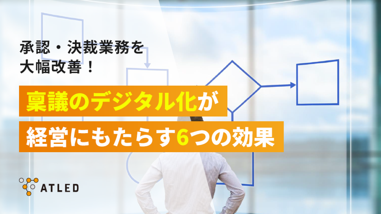 稟議のデジタル化が 経営にもたらす6つの効果