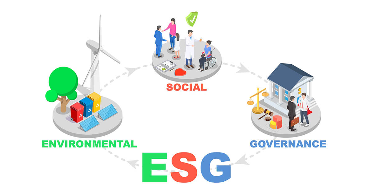 ワークフローシステムによるESG経営のイメージ