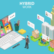 ハイブリッドワークとは？メリット・デメリットや導入のポイントを解説！